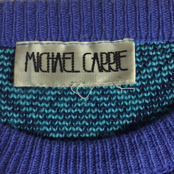 Michael Carrrie Bright Multi Colored Sweater - Picture 7 of 7